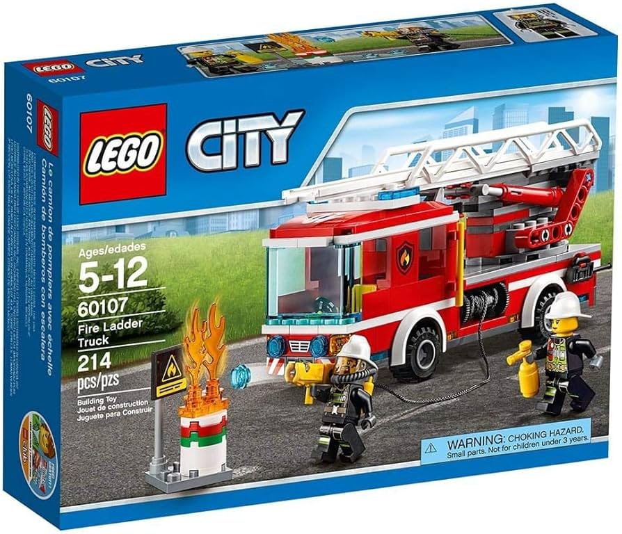 Amazon.co.jp: LEGO CITY Fire Ladder Truck 60107 : おもちゃ