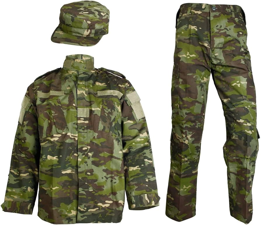 Amazon | Broptical 【最新迷彩】MultiCam Tropic 迷彩服 上下