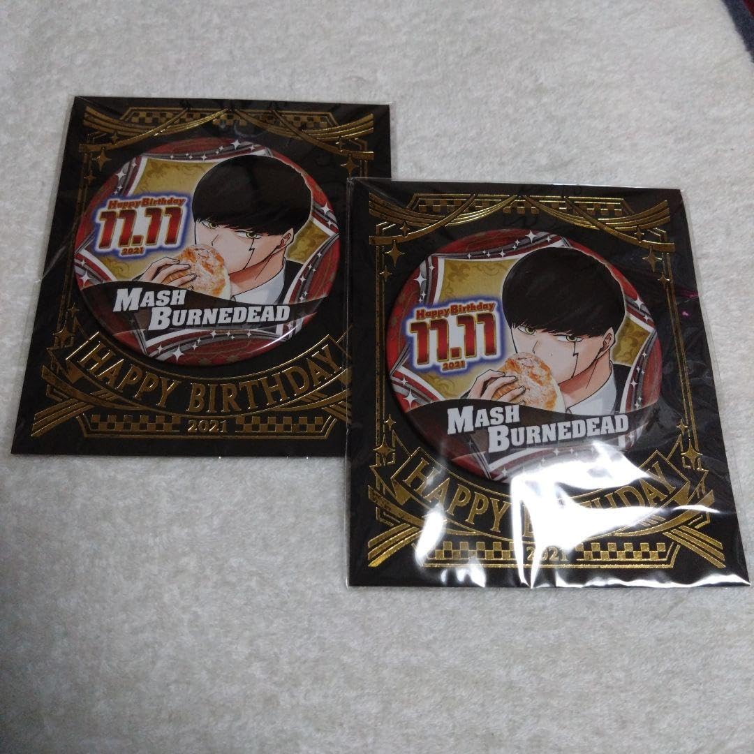 Amazon.co.jp: マッシュル バースデー缶バッジ マッシュバーンデッド