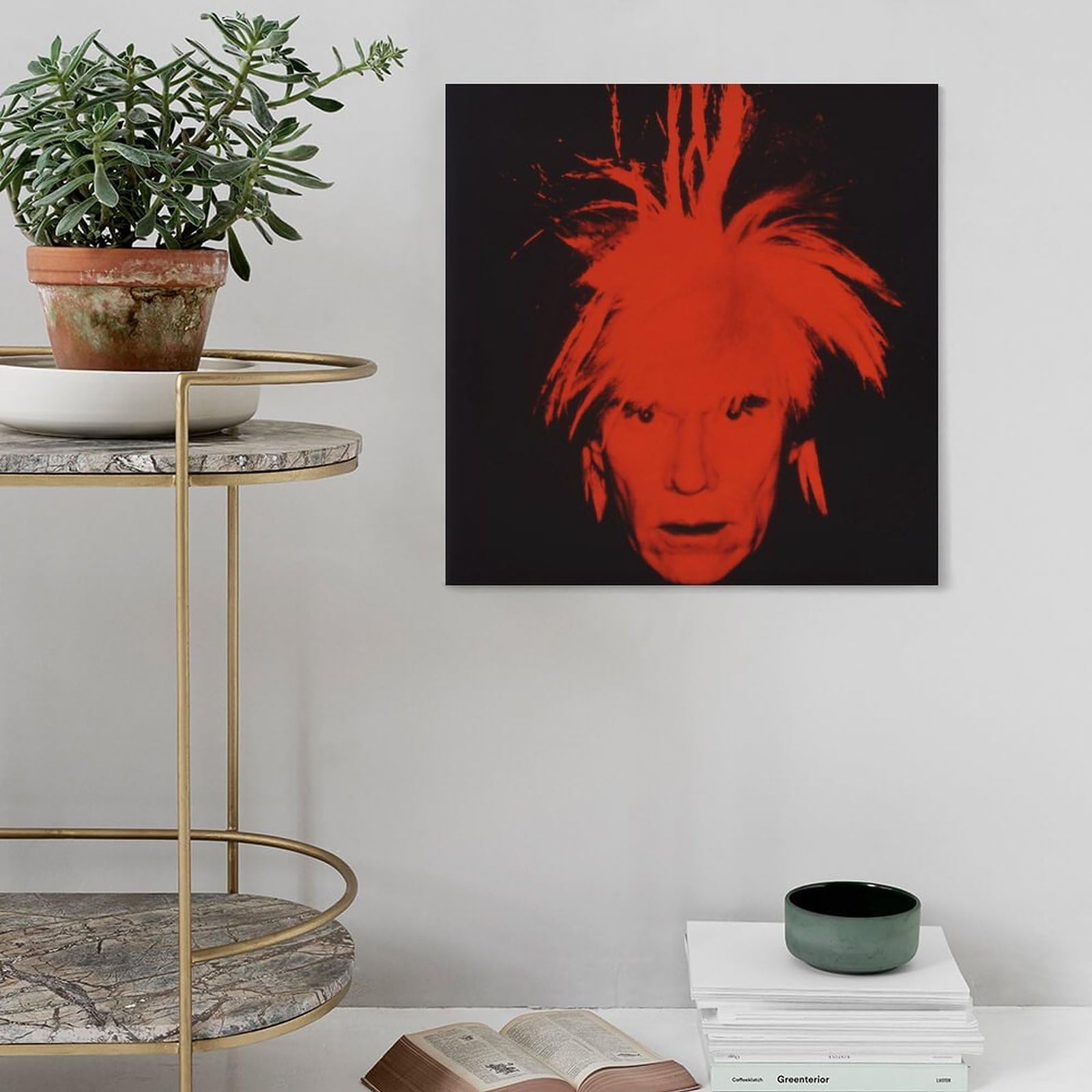 Amazon.co.jp: Andy Warholアンディ・ウォーホル《自画像》ポスター