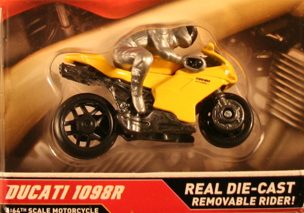 Amazon.com: DUCATI 1098R (Yellow & Silver) * MOTORCYCLE & RIDER