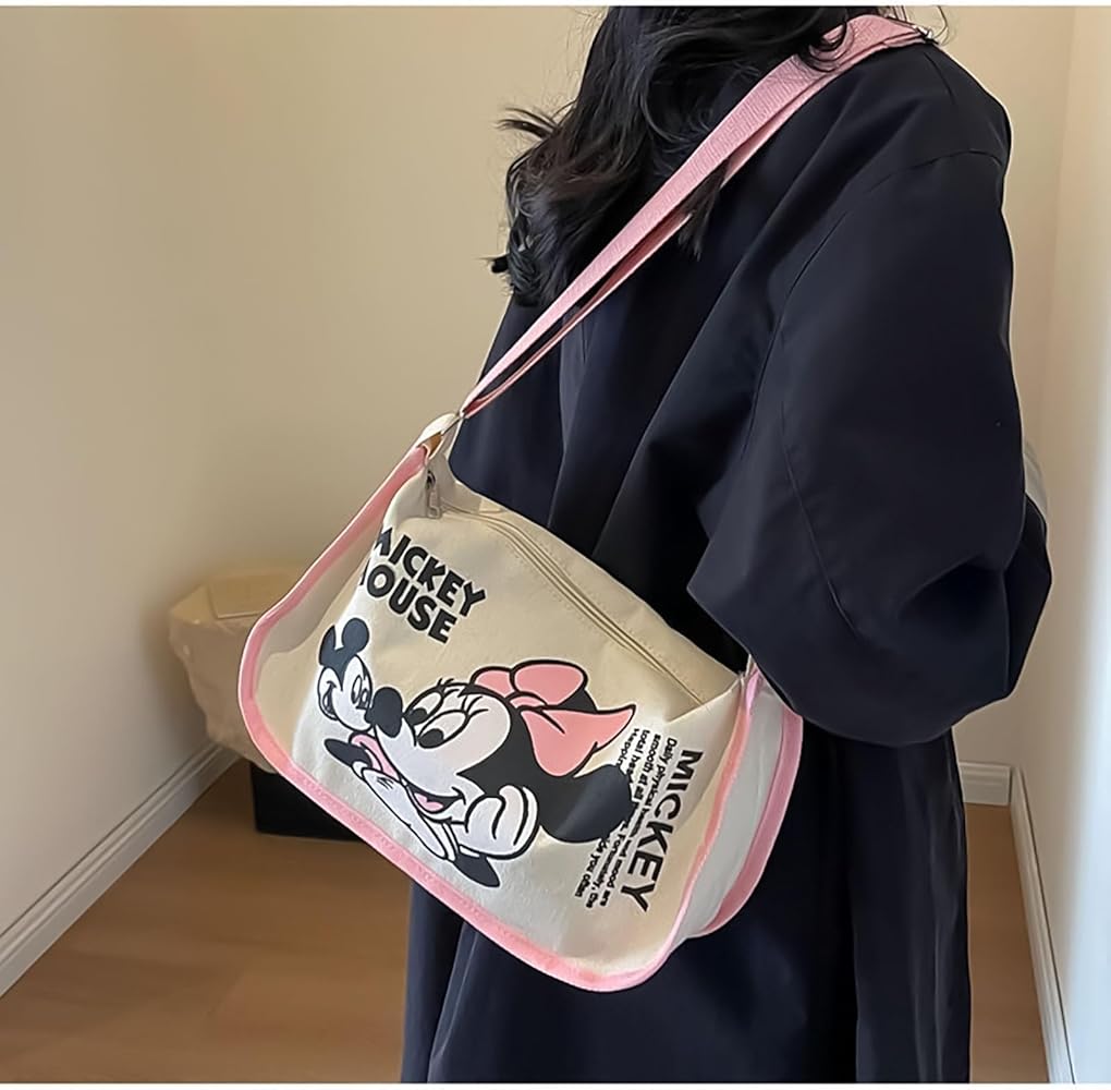 Amazon | [hgTUP] ミッキー ミニー クロスボディバッグ トートバック