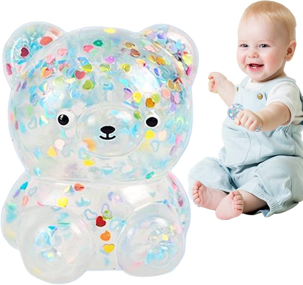 Amazon.co.jp: くまスクイーズおもちゃ,子供のミニ スクイーズ