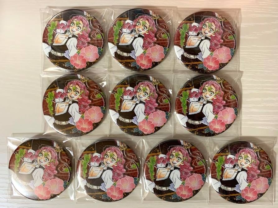 Amazon.co.jp: 鬼滅 甘露寺蜜璃 原作缶バッジ 第一弾 10点 : おもちゃ