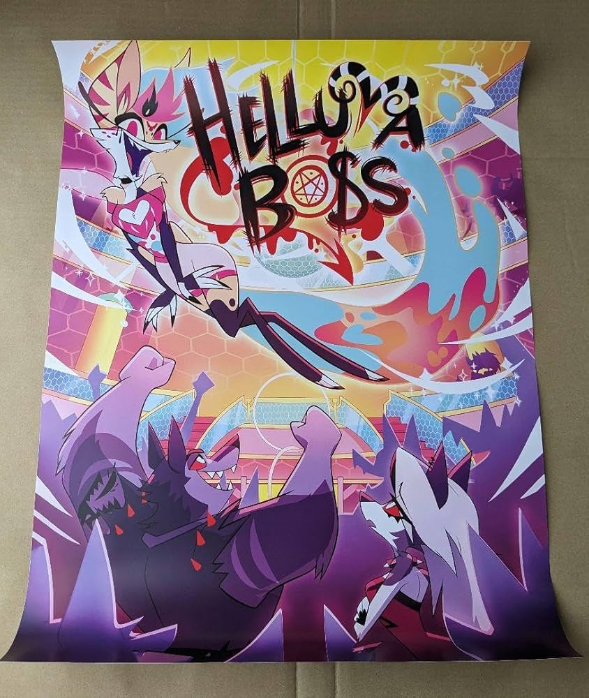 Amazon.co.jp: Helluvaboss ポスター クイーンビー ヘルヴァボス ハズ