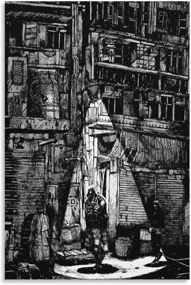 Amazon.co.jp: ドロヘドロ アニメ ポスター 2 キャンバス アート