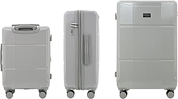 Amazon.com | Isaac Mizrahi Aero 3 Piece Hardside Luggage Set