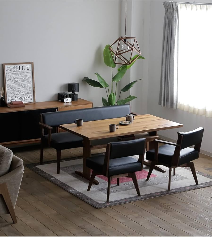 クラッシュゲート カインダイニングテーブル オーク 140cm Easy Life