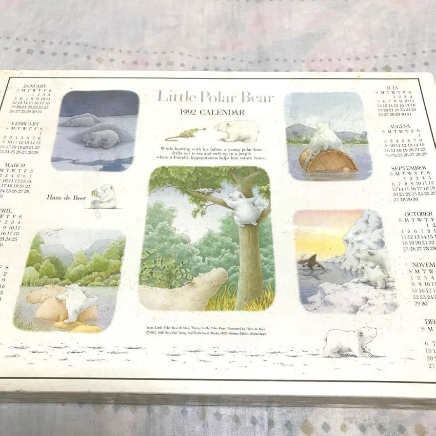 リトルポーラーベア しろくまくん ジグソーパズル 1000ピース レトロ