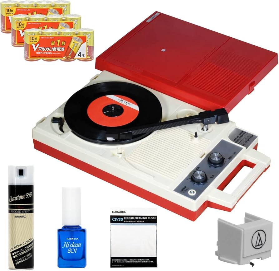 Amazon.co.jp: ［セット品］6点セット アナバス ポータブルレコード