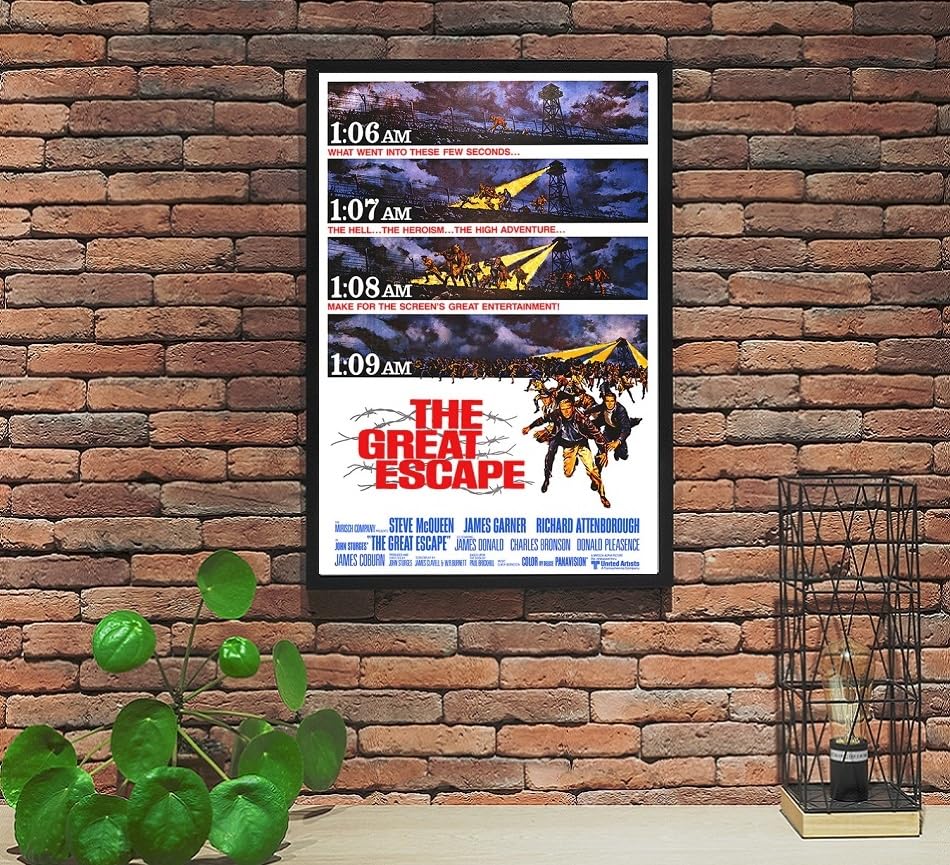 Amazon.co.jp: 映画ポスター 大脱走 THE GREAT ESCAPE スティーブ