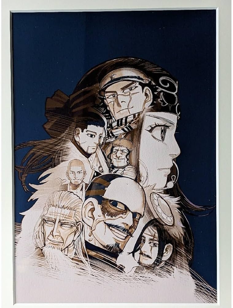 Amazon.co.jp: 複製原画 ゴールデンカムイ 原画展 野田サトル : おもちゃ