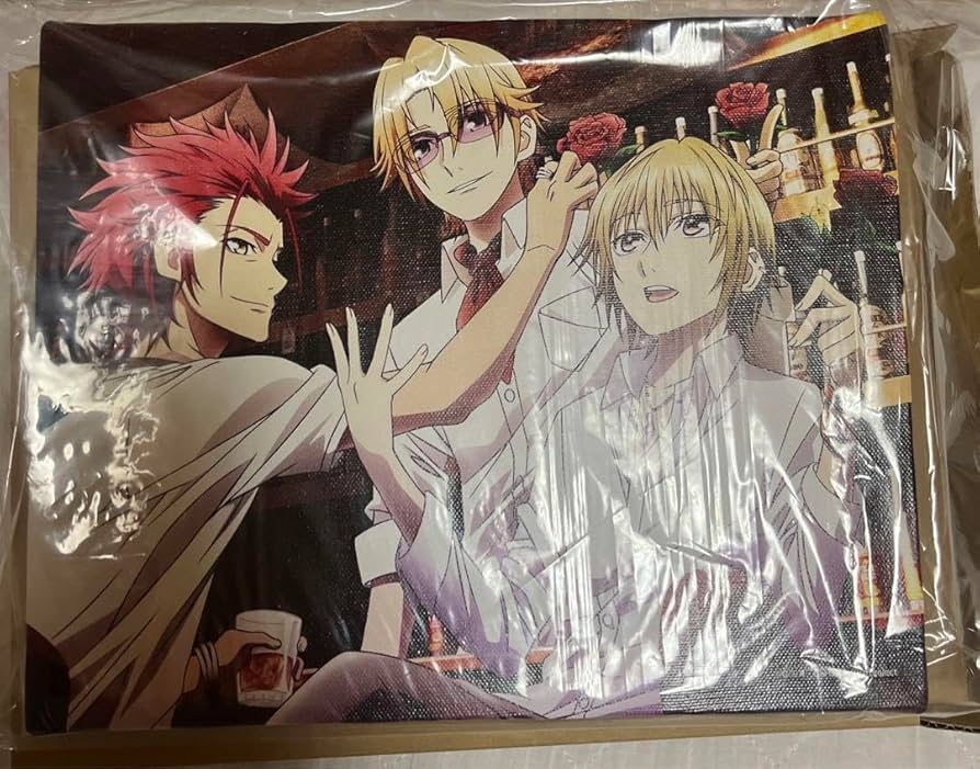 Amazon.co.jp: アニメK 周防尊 草薙出雲 十束多々良 キャンバスボード