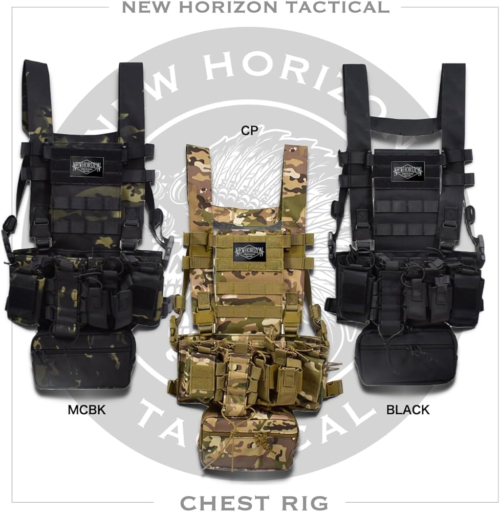 Amazon.co.jp: [NEW HORIZON] チェストリグ タクティカルベスト