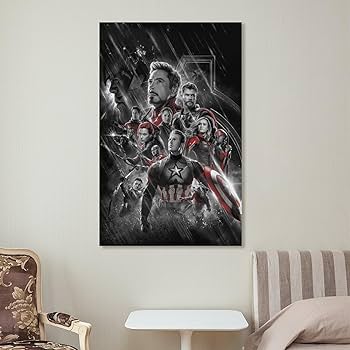 Amazon.co.jp: アベンジャーズ エンドゲームの壁掛けアートポスター