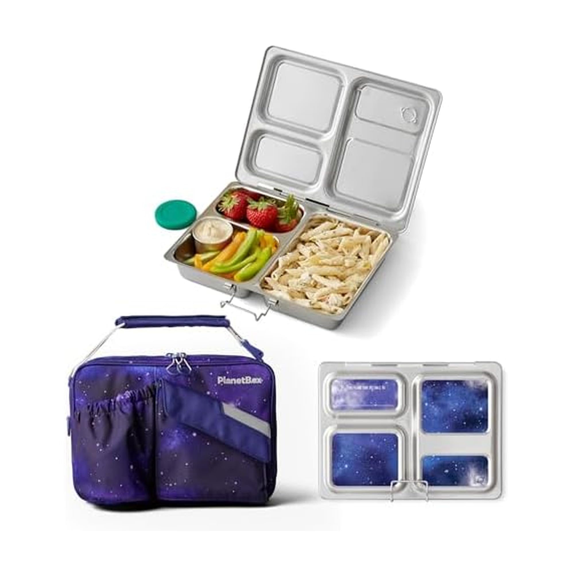 Amazon.com: PlanetBox Launch Stainless Steel Bento Box Style Lunch