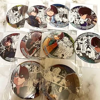 Amazon.co.jp: 轟焦凍 僕のヒーローアカデミア ヒロアカ 原作 缶バッジ