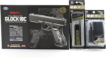 Amazon | 電動ハンドガン グロック18C ブラック フルセット(本体＋