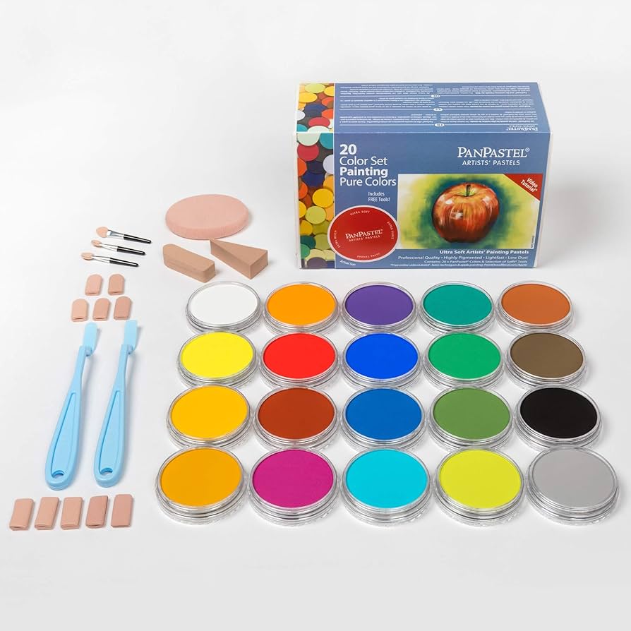 Amazon.com: PanPastel Artist Pastels by GOLDEN, Painting Set, 20