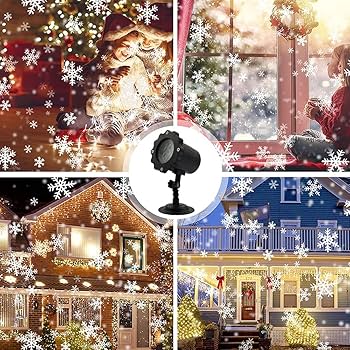 Amazon.co.jp: PULIVIA スノーフレークプロジェクターライト