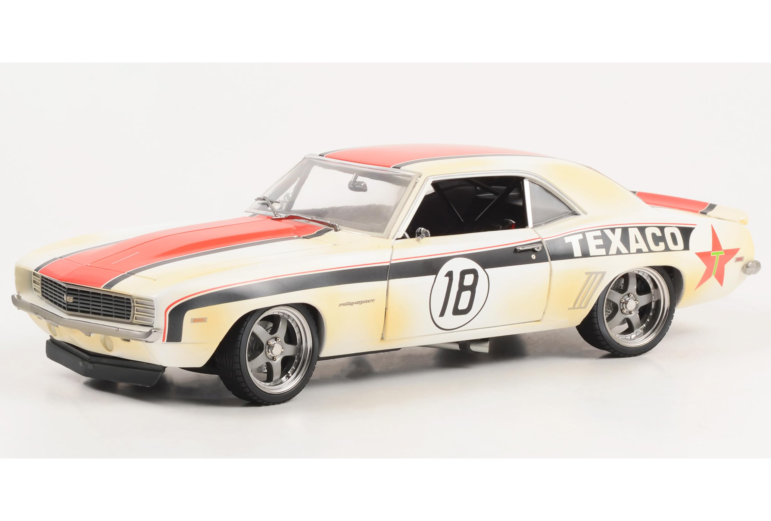 Amazon.com: 1969 Chevy Camaro RS #18 White with Red and Black