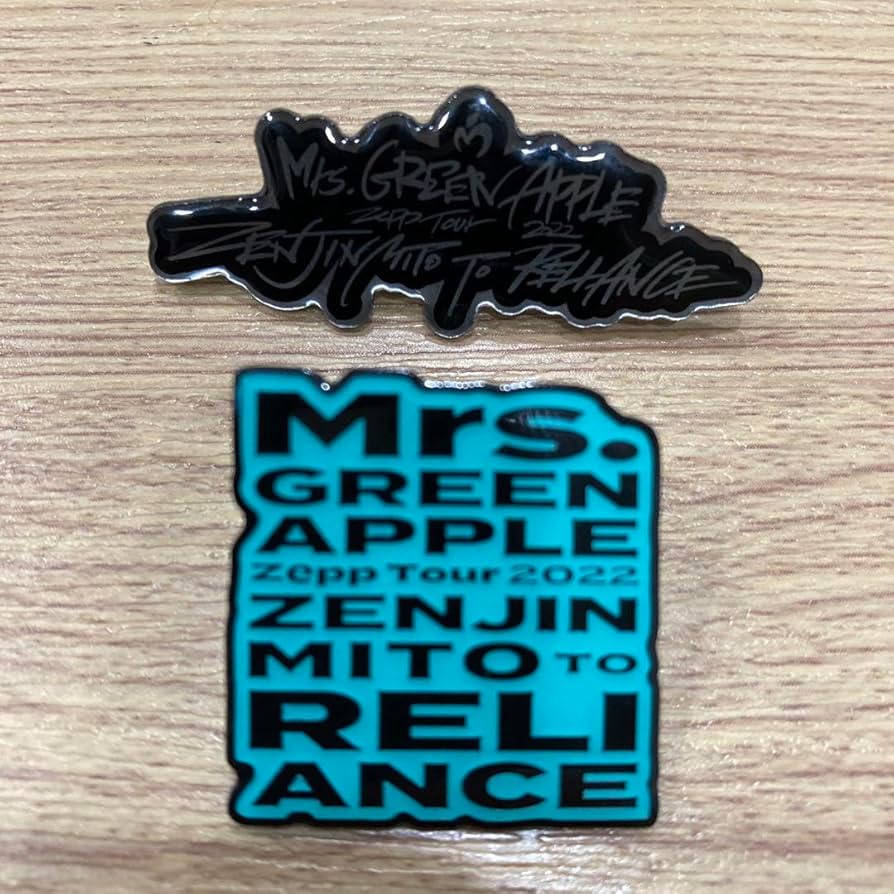 Amazon | Mrs. GREEN APPLE 4点セット ミセス グッズ ピンバッジ 4種