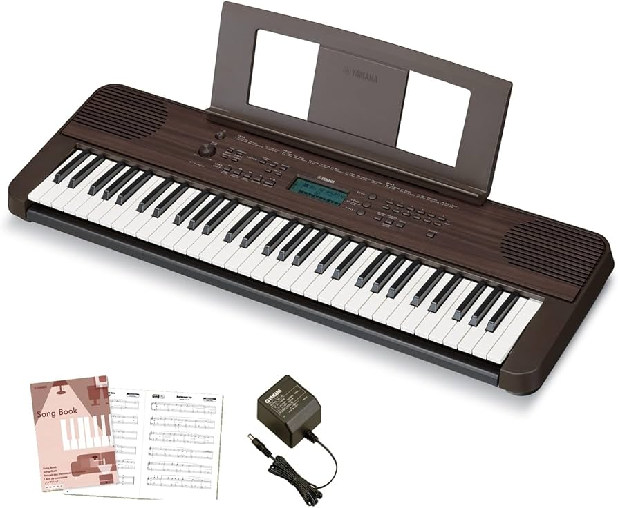 Amazon.co.jp: ヤマハ ポータブルキーボード 61鍵盤 ダーク