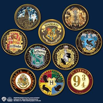 Amazon | テンヨー Harry Potter 金バッジ セット箱 ホグワーツ 【BOX