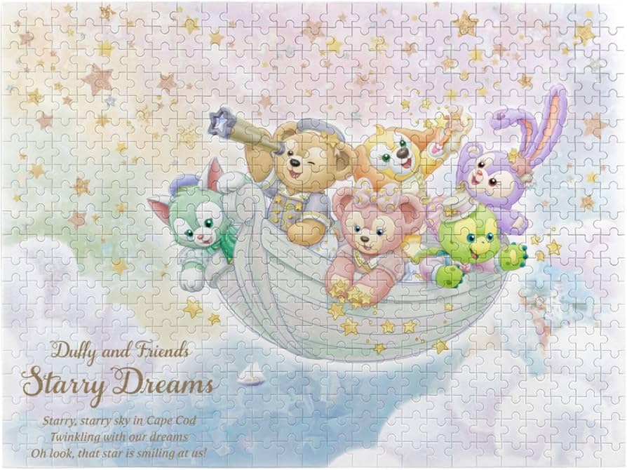 Amazon.co.jp: NEKKIIパズル ダッフィーフレンズ ジグソーパズル 木製