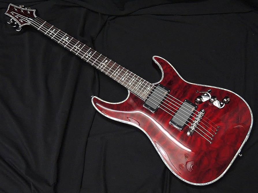 Amazon.co.jp: Schecter AD-C-1-HR/BCH Schecter Hellrazor Black