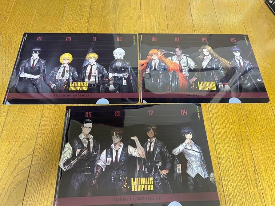 Amazon.co.jp: リンバスカンパニー 囚人 12人 クリアファイル 3枚