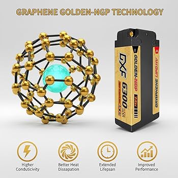 Amazon.co.jp: DXF 2组 ラジコン バッテリー 2S 7.6V 140C 6300mAh HV