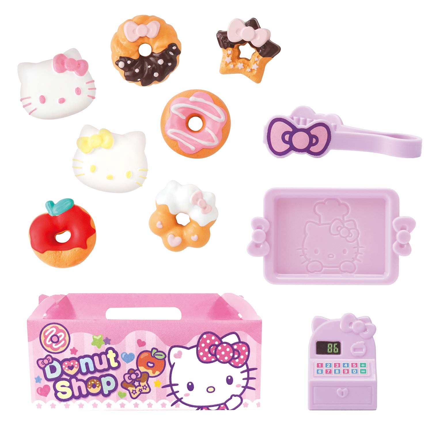 Amazon.co.jp: ハローキティ ドーナツやさんおかいものセット : おもちゃ