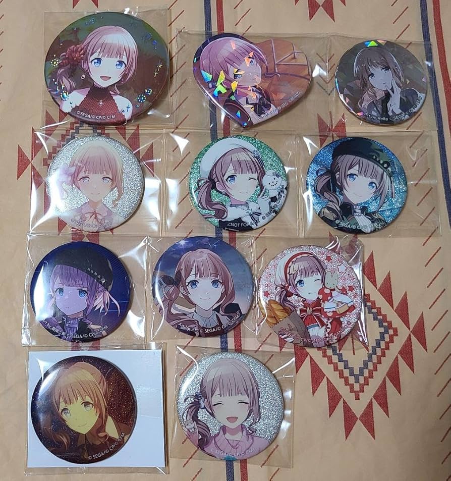 Amazon | 望月穂波 缶バッジ ハート型 バースデー 宝石箱 特典 ZYWJ