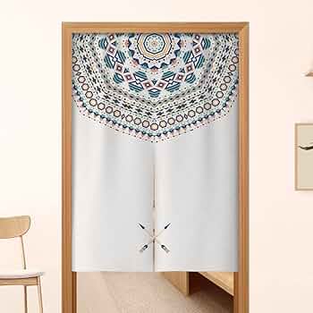 Amazon｜のれん アジアン エスニック 暖簾 アジアン A80*120cm