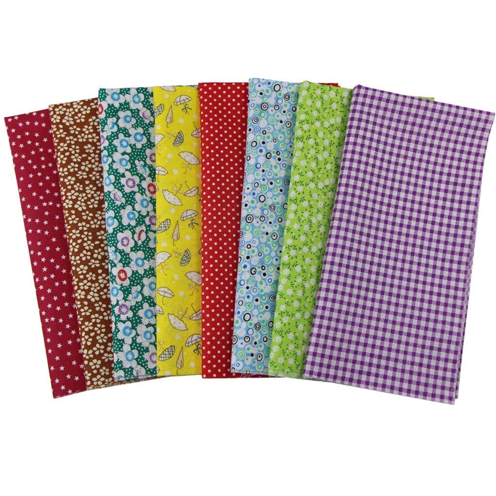 Amazon.com: Jukway 8Pcs 20 x 20 Inch Sewing Fabric Squares, Cotton