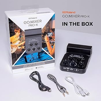 Roland GO:Mixer PRO-X Portable Audio Mixer for Creating