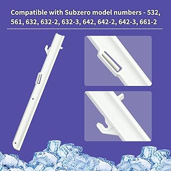 Amazon.com: 7014661 Right Freezer Ice Bin Slider Rails Compatible