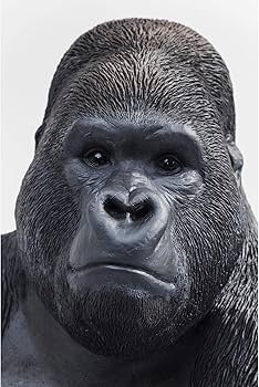 Amazon.co.jp: KARE カレ 正規品 オブジェ モンキー ゴリラ XL 黒 置物