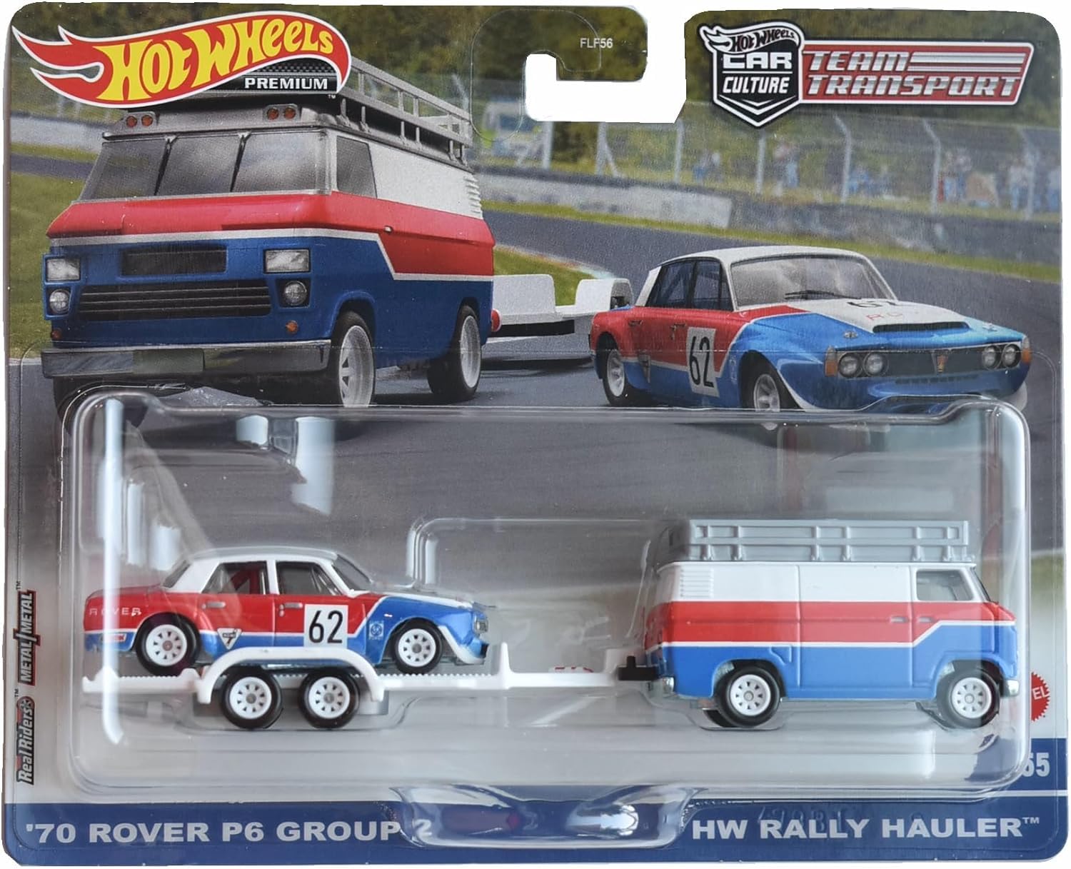 Amazon.com: Hot Wheels '70 Rover P6 Group 2 Rally Hauler, Team