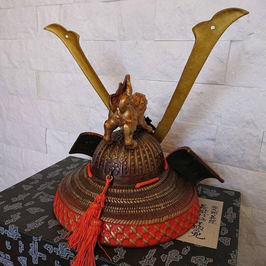 源九郎義経 長鍬形獅子頭の兜 出世兜 22お221