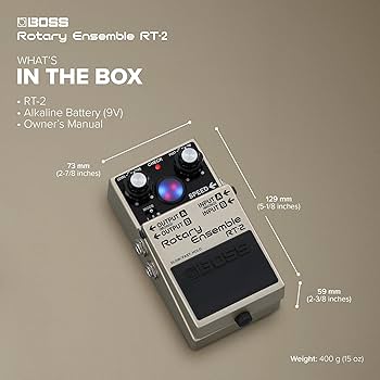 Amazon.com: BOSS RT-2 | Compact Rotary Ensemble Pedal | Authentic