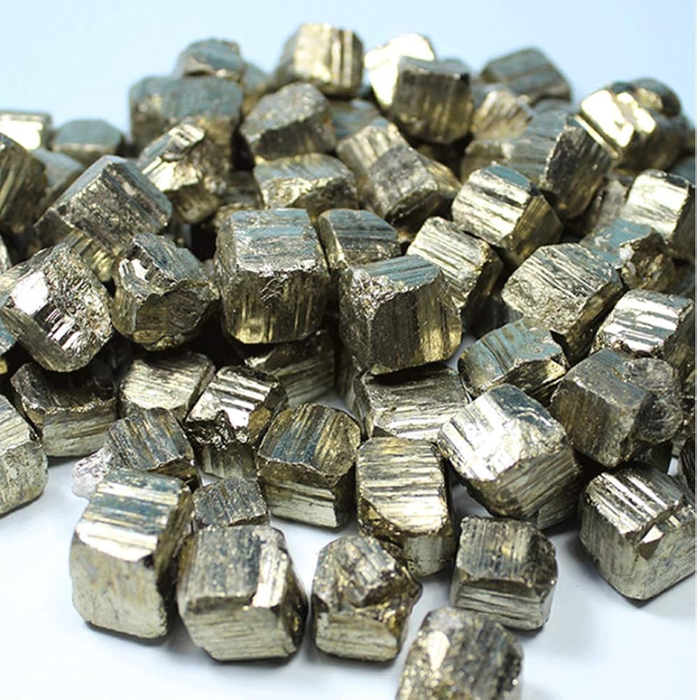 Amazon | 黄鉄鉱 Pyrite パイライト原石 天然原石 鉱物 教学道具 鉱物
