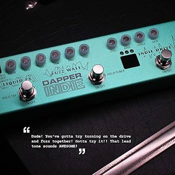 Amazon.com: Valeton Multi Effects Guitar Pedal Dapper Indie of