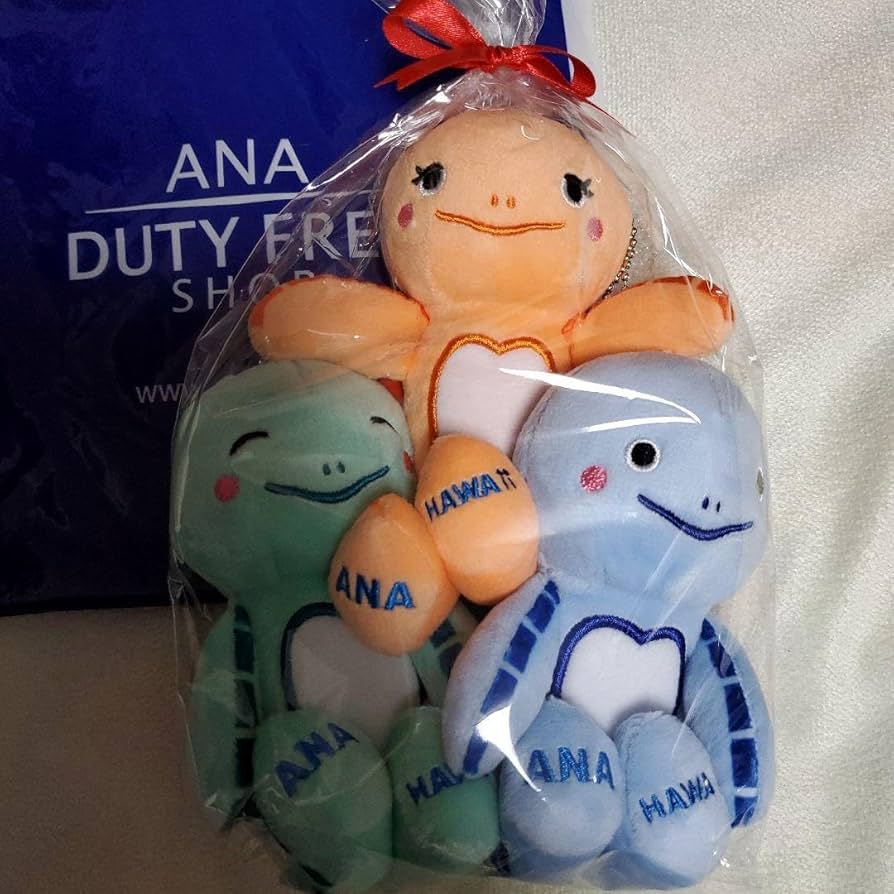 Amazon.co.jp: レアANA 成田空港限定 フライングホヌ ぬいぐるみ