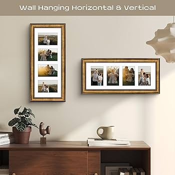 Amazon.com - Golden State Art, 8x20 Antique Gold Photo Collage