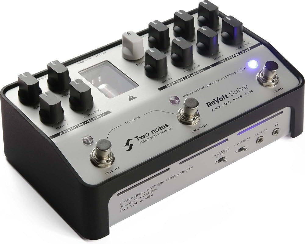 Two Notes ReVolt Guitar - ウォームで伸びやかなトーンを出力する