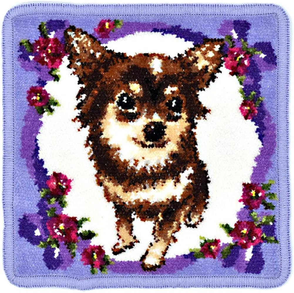 Amazon | [アーンジョー] リボン チワワ｣ 日本製 ミニハンカチ タオル