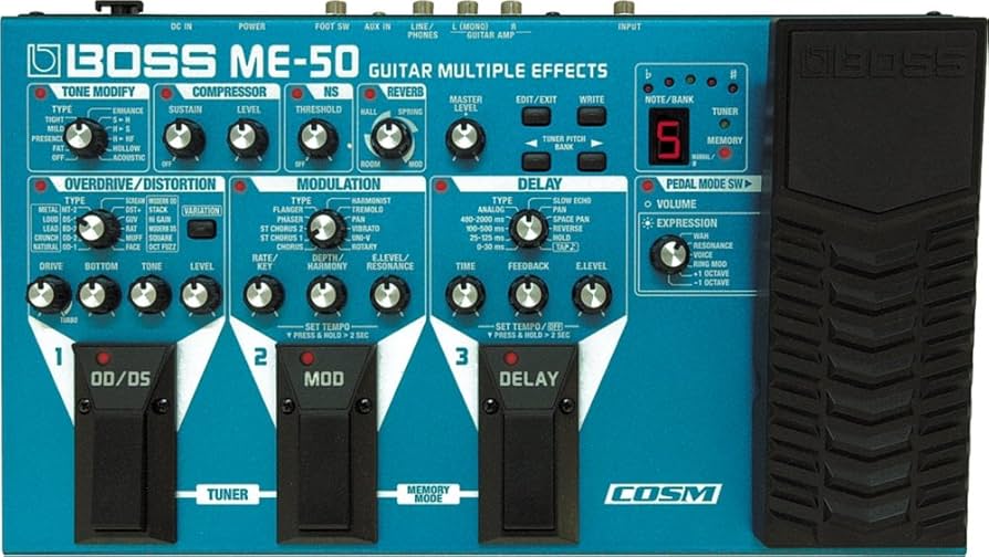 Amazon.com: Boss ME-50 Multi-Effects Guitar Pedal : Musical