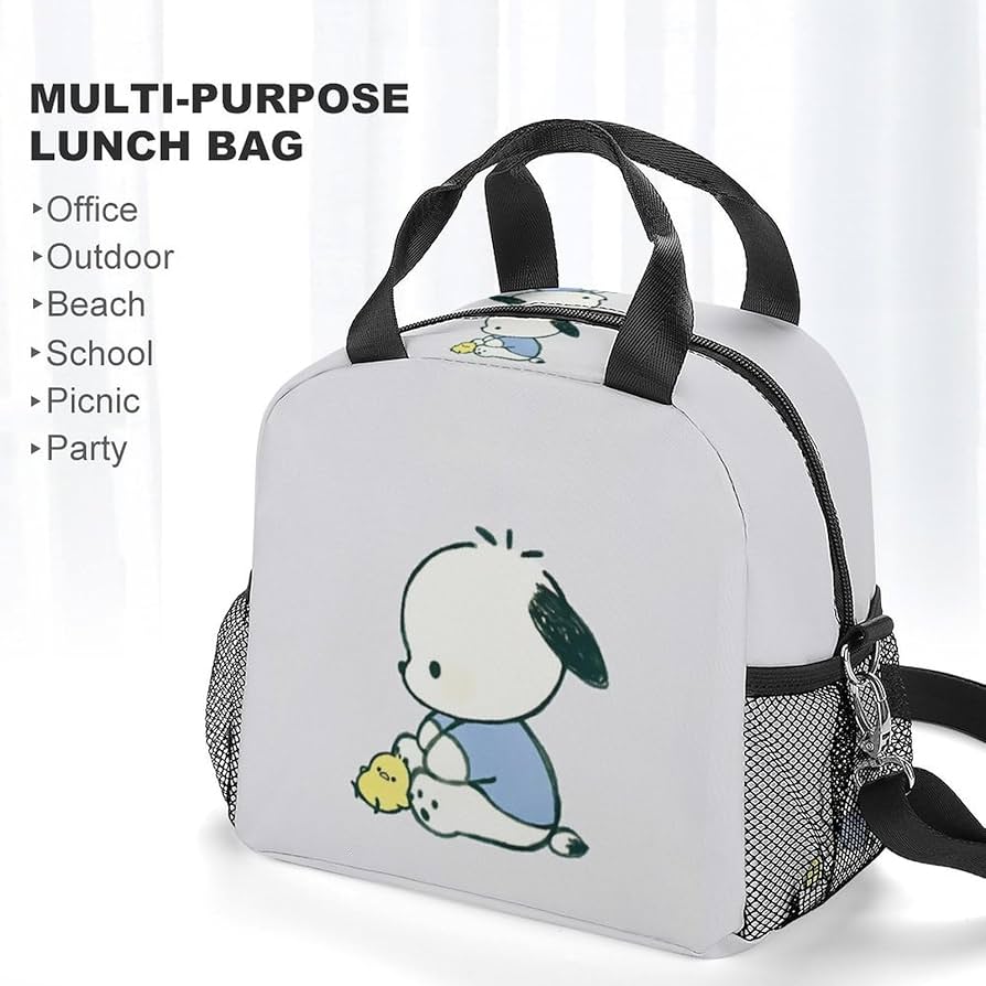 Amazon｜ポチャッコ 保冷バッグ 大容量 保冷バッグ 弁当 ランチバッグ